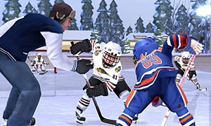 The EA Sports Slapshot Zone.