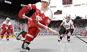 The EA Sports Slapshot Zone.