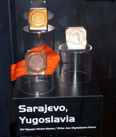Sarajevo Olympic medals