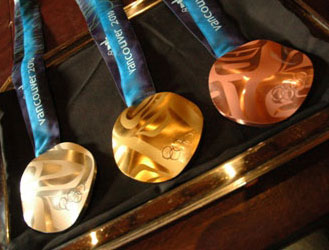 Vancouver 2010 Olympic medals