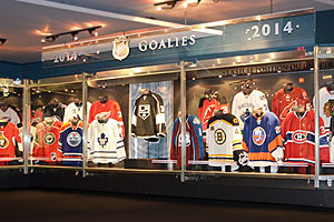'NHL Retro' display