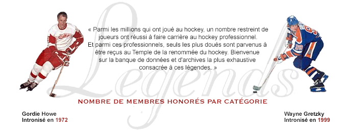 Les L&eacute;gendes du Hockey