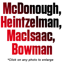 McDonough, Heintzelman, MacIsaac, Bowman