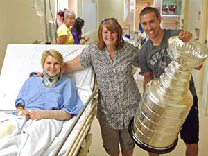 Chris Kelly’s first stop with the Stanley Cup was the Children’s Hospital of Eastern Ontario (CHEO)