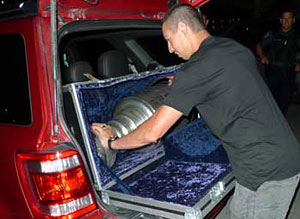 Chris Kelly returns the Stanley Cup to its case and says goodbye to the trophy.