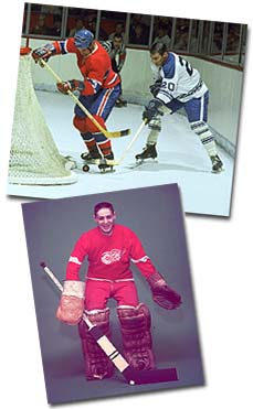Bob Pulford (above) and Terry Sawchuk