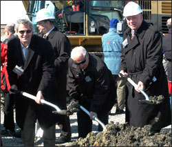Ceremonial ground breaking