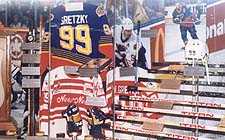 Scenes from Wayne Gretzky Exhibit