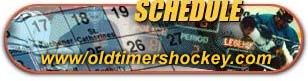Oldtimers Hockey Schedule