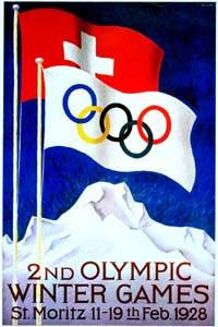 Olympic Winter Games 1928 Poster