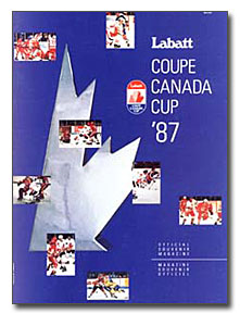 The 1987 Canada Cup program