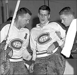 Doug Harvey served as assistant captain of the Montreal Canadiens before becoming captain in 1960