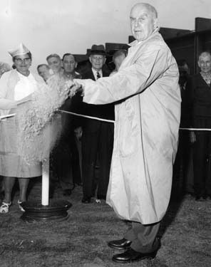 Cyclone Taylor was given the honour of turning the sod for the construction of the Hockey Hall of Fame building that opened in 1961.