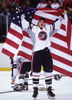 Cammi Granato captained the U.S. to a gold medal at the 1998 Winter Olympic Games in Nagano, Japan.