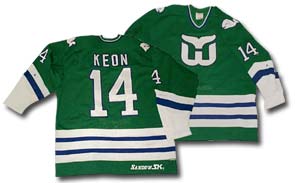 Keon's Hartford Whalers jersey