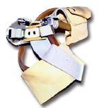 The knee brace worn by Bobby Orr when he scored the 1970 Stanley Cup winning goal in overtime