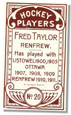 1911-12 Imperial Tobacco C55 hockey card of Fred 