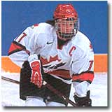 Canada's captain at the 2002 Olympic Games, Cassie Campbell