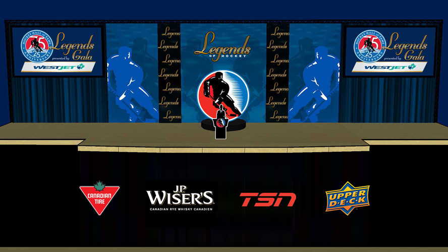 Gala Stage and Sponsors