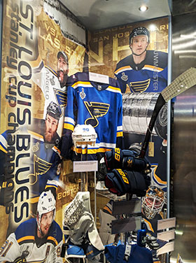 St. Louis Blues Stanley Cup Champions Display Unveiled