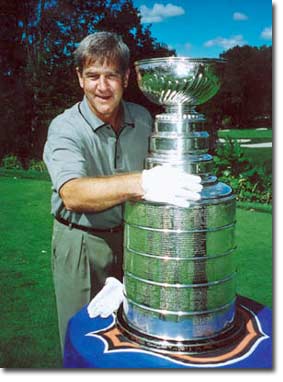 Bobby Orr gets reacquainted with an old friend.