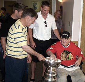 Visit Grandfather at the Bayfield Manor retirement home