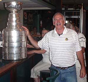 Joel Quenneville brought the Stanley Cup to Charly's Brew Pub