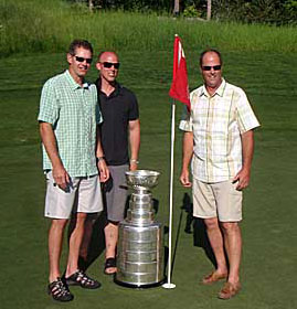 A reception was held for Doug Houda and the Stanley Cup at the Iron Horse Golf Club.