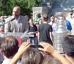 A reception was held for Peter Chiarelli at Ottawa University.