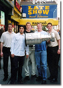 Stanley Cup on its way to meet David Letterman