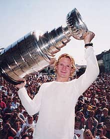 Patrick Elias brought the Cup to a town rally in Znojmo, Czech Republic.