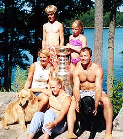 Scott Stevens and his family love outdoor life.