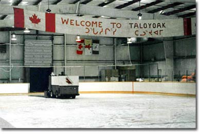 Zamboni at Taloyoak