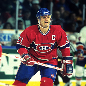 Guy Carbonneau played nineteen season with the NHL, claiming the Stanley Cup three times 