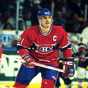 Guy Carbonneau played nineteen season with the NHL, claiming the Stanley Cup three times