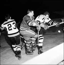 Dick provided a tremendous boost to the Maple Leafs' rebuilding process in the mid 1950s.