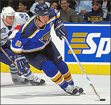 Al MacInnis St. Louis Blues Blue & Red "1995-1998