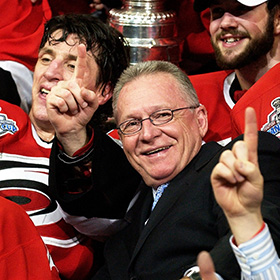 Rutherford has won the Stanley Cup three times in the General Manager role, the first coming in 2006 with the Carolina Hurricanes