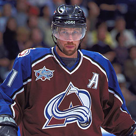 Peter Forsberg, Colorado Avalanche by Tony Harris  Colorado avalanche  hockey, National hockey league, Hockey players