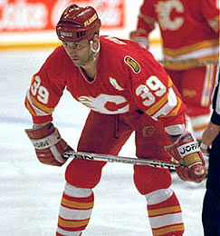 Gilmour joined the Calgary Flames prior to the 1988-89 season