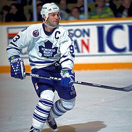 Gilmour was sent to the Toronto Maple Leafs mid-way through the 1991-92 season