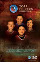 With admission to the Hockey Hall of Fame on Sunday 13 November 2011 every guest will receive a FREE* Limited Edition 2011 Inductee poster compliments of RBC. *(one per guest, while supplies last)