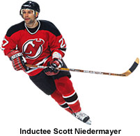 Inductee Scott Niedermayer