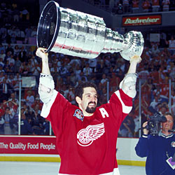 Shanahan was part of three Stanley Cup winners with the Detroit Red Wings.