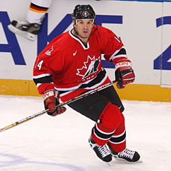 On the international stage Shanahan was part of the gold medal winning Canadian team at the 2002 Olympic Winter Games.