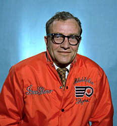 Fred Shero began his NHL coaching career with the Philadelphia Flyers in 1971.
