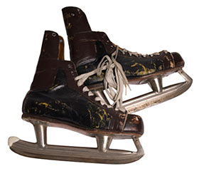 Skates worn by George
