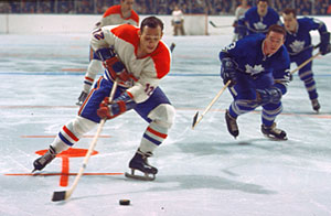 Yvan Cournoyer of the Montreal Canadiens was part of all four of the franchises Stanley Cup wins during a stretch from 1964 to 1969.
