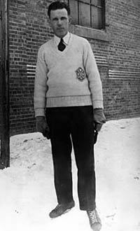 Clarence Campbell officiated for the Canadian Amateur Hockey Association