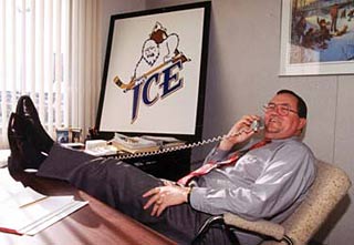 In 1995, Ed Chynoweth left his post with the Western Hockey League to take over operation of the Edmonton Ice, an expansion franchise.